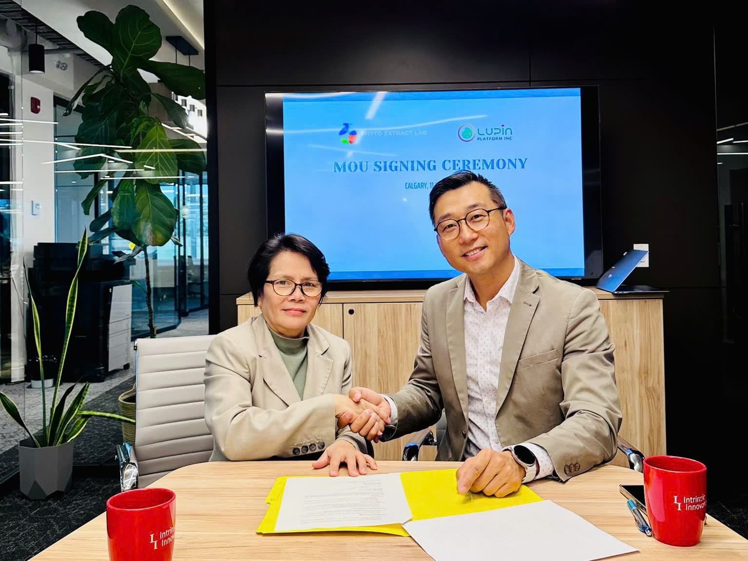 STRATEGIC PARTNERSHIP SIGNING EVENT BETWEEN PHYTO EXTRACT LAB AND LUPIN PLATFORM INC – UNLOCKING PROMISING OPPORTUNITIES IN THE FOOD AND HEALTH SECTORS